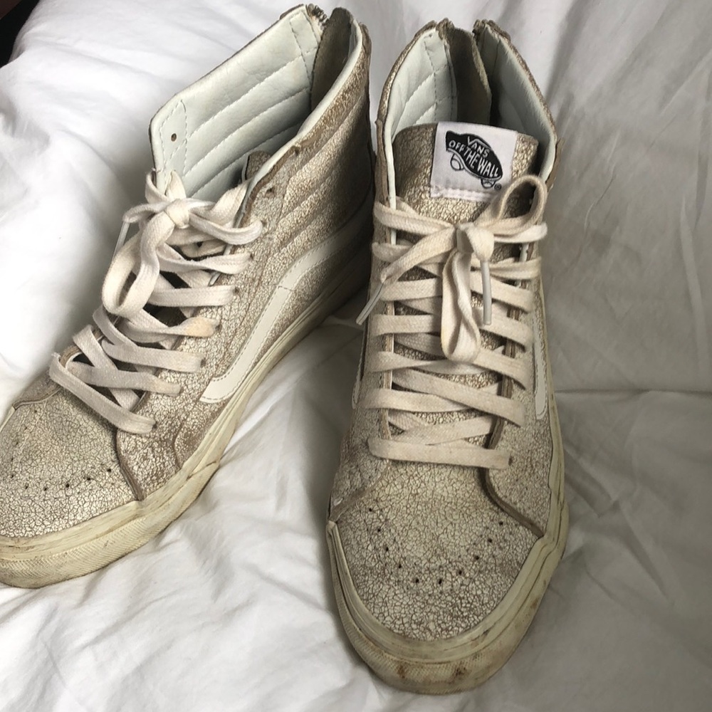 Vans skate high white 7
